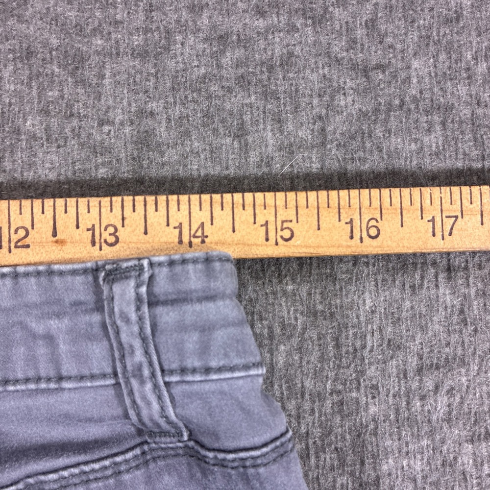 Buffalo David Bitton Skinny Jeans Womens 8/29 Gray Ankle Grazer Mid-Rise - Picture 10 of 13